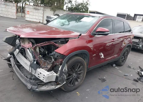 2019 Toyota Highlander Se z USA, uszkodzony, nr VIN 5TDKZRFH7KS348958